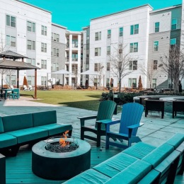 fire pit with ample seating